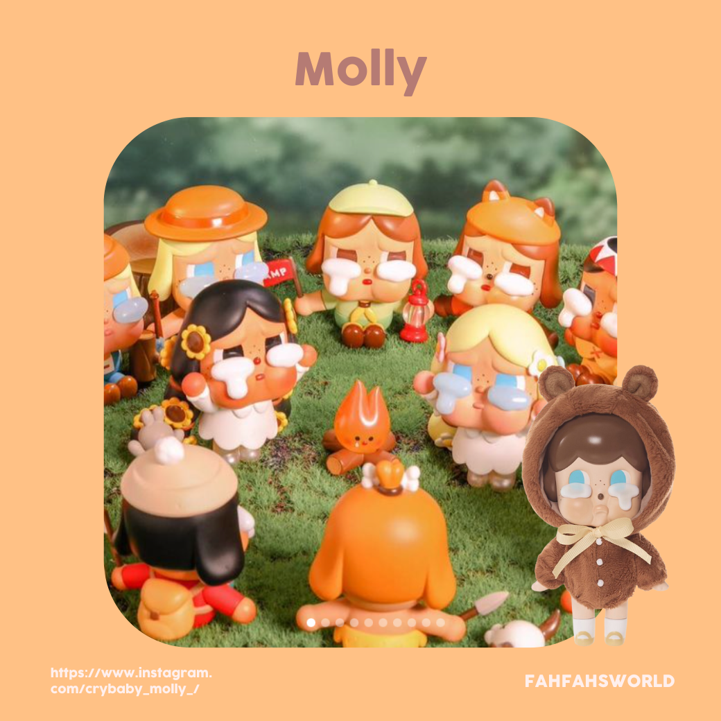 molly designer toy art toys crybaby