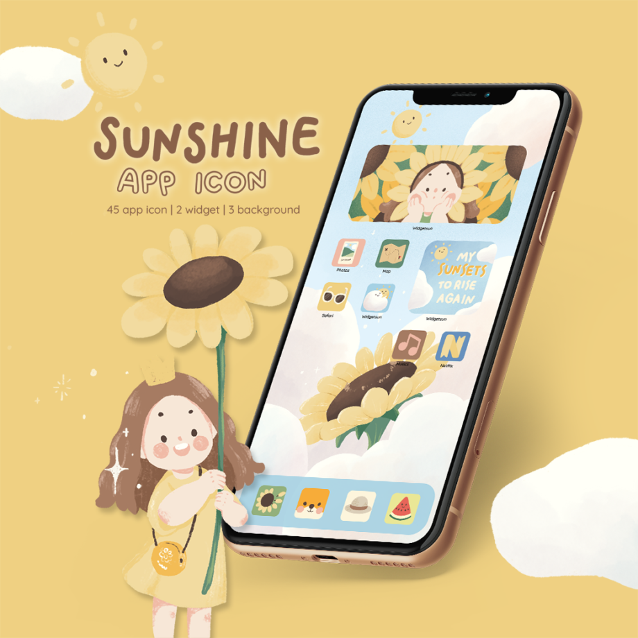 ไอคอนโทรศัพท์ icon iphone - LONGHON icon (sunshine)