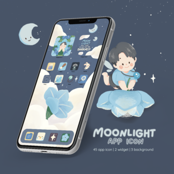 ไอคอนโทรศัพท์ icon iphone - LONGHON icon (moonlight)