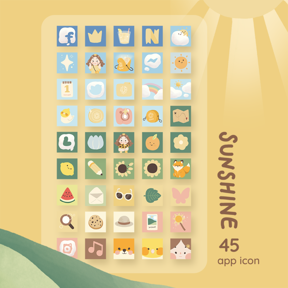 ไอคอนโทรศัพท์ icon iphone - LONGHON icon (sunshine) ตัวอย่าง