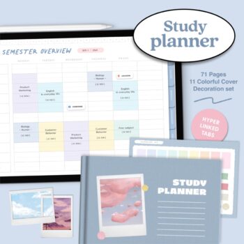 THE BUTTER AND SCOTCH | DIGITAL STUDY PLANNER