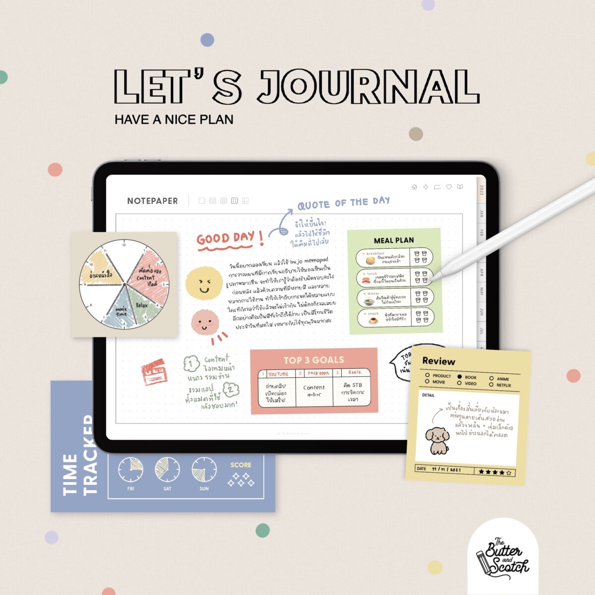 THE BUTTER AND SCOTCH | Bujo Memopad