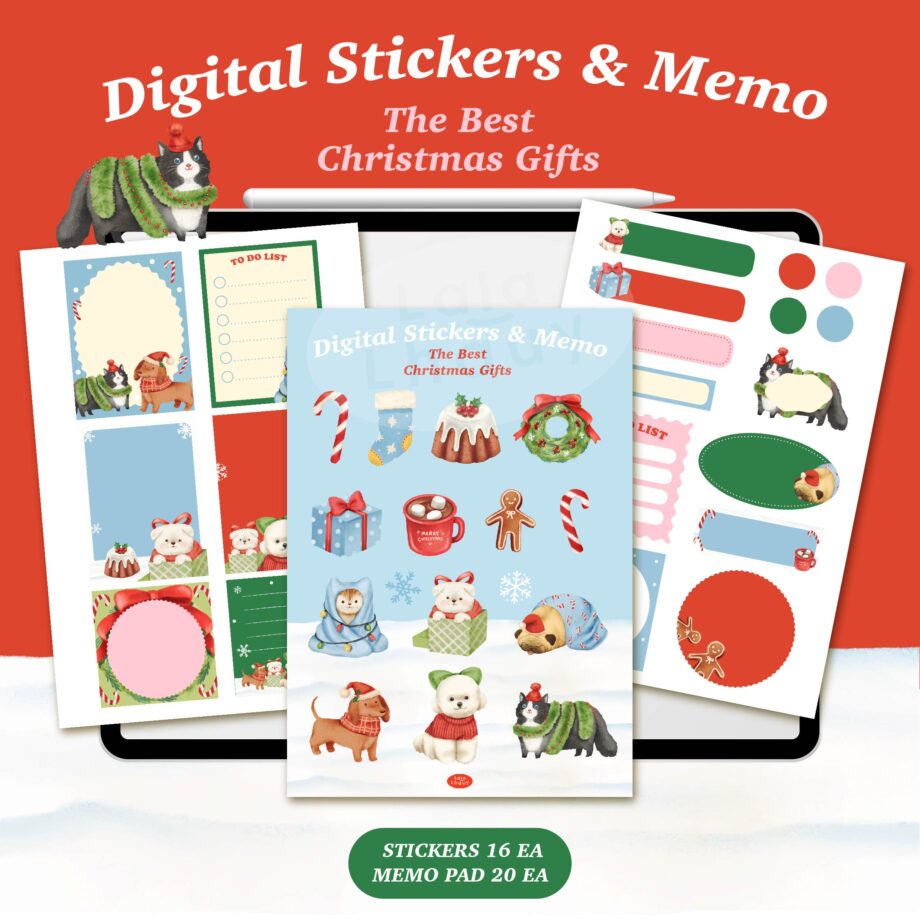 digital stickers สติ๊กเกอร์ goodnote png - LALALHAUY Goodnotes Digital sticker (the best chrismas gifts)