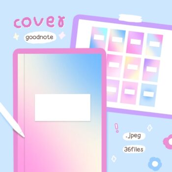 สมุดโน๊ต กระดาษโน๊ต png memopad memo pad digital notebook - MINEBXRRY goodnotes digital pack (cover ver.2)