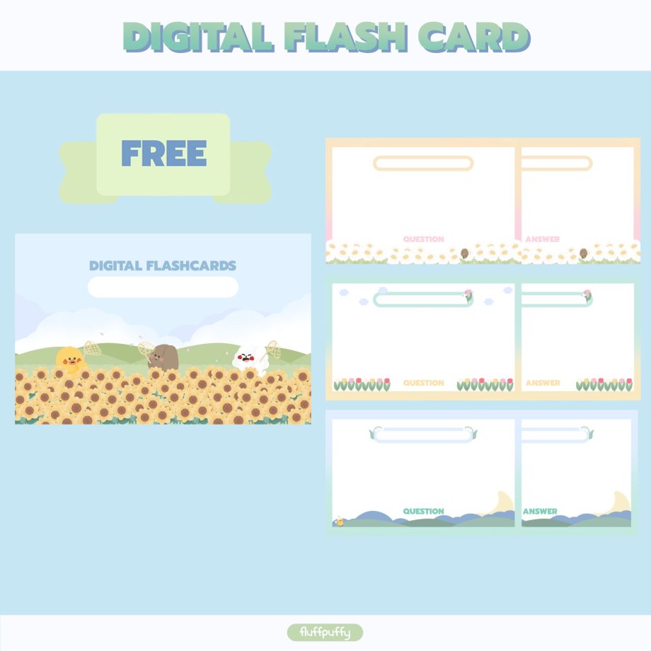 สมุดโน๊ต กระดาษโน๊ต png memopad memo pad digital notebook - FLUFFPUFFY digital pack (spring time bundle)