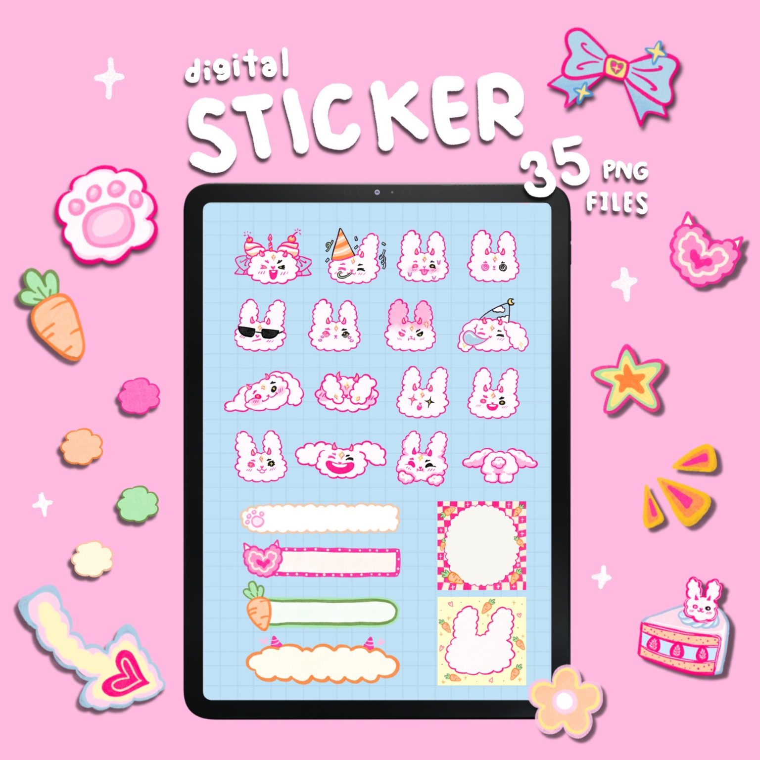 สติ๊กเกอร์ goodnotes png digital sticker: SILIN bpuk bpui Cover