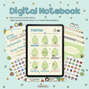 PANAHOLOOYA | DIGITAL NOTEBOOK (Happy Garden)