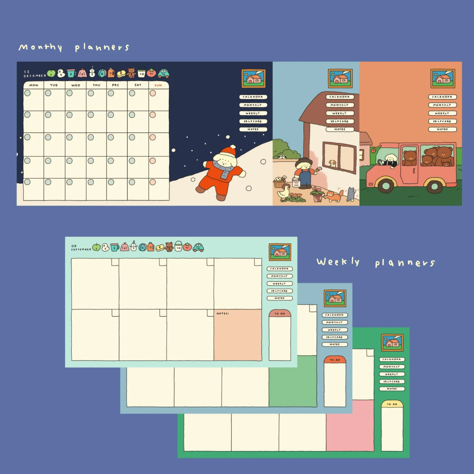 แพลนเนอร์ goodnote template 2024 digital planner: CHONNI.ANDCO my story Preview 3