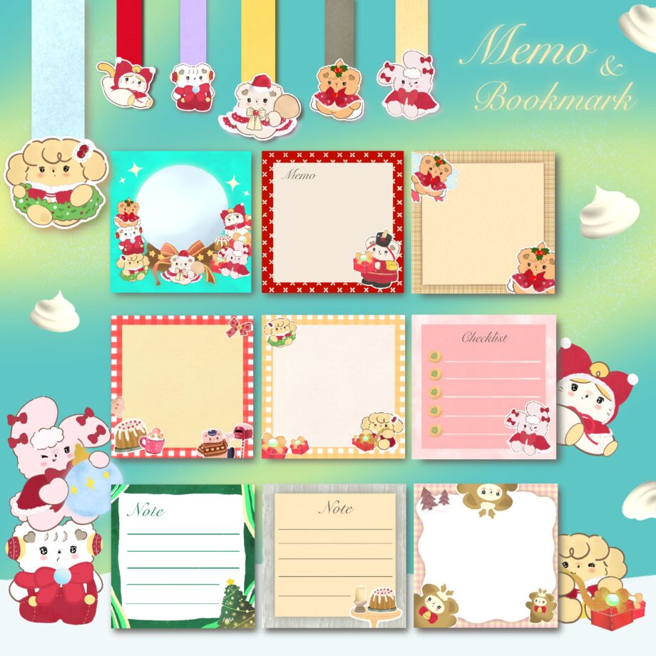 กระดาษโน๊ต memo pad notepad paper png: MHEEJAI Beary festival Preview