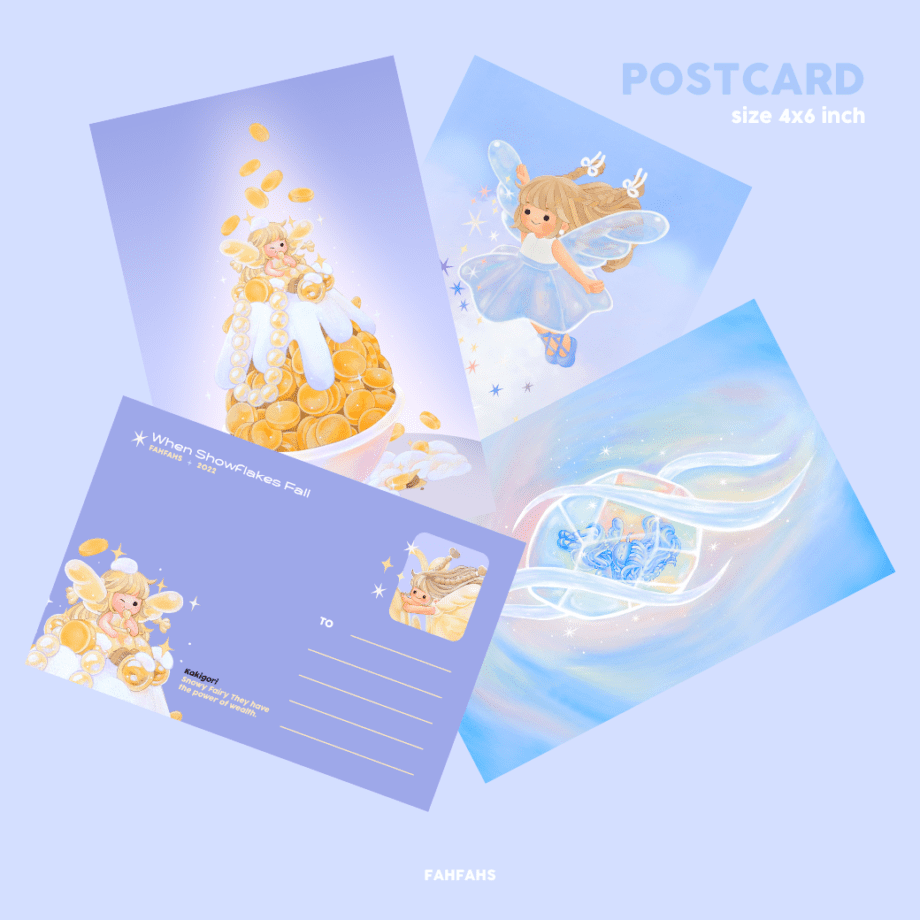 โปสการ์ด postcard ของขวัญ: FAHFAHS snowy fairy Cover
