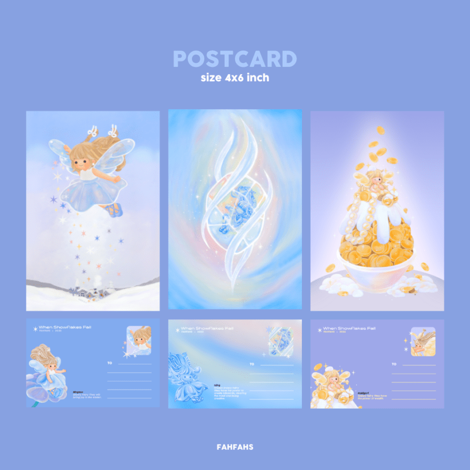 โปสการ์ด postcard ของขวัญ: FAHFAHS snowy fairy Preview