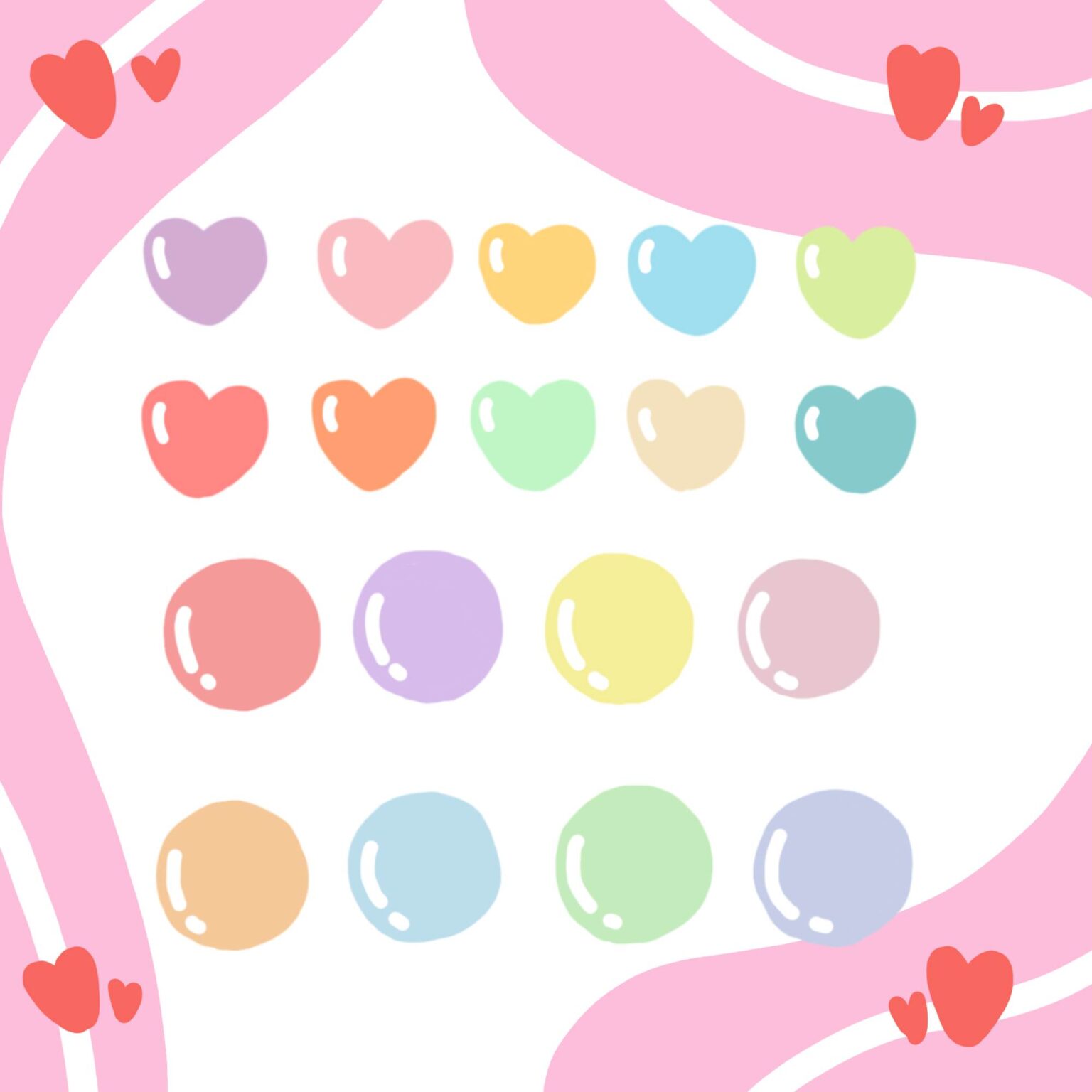 สติ๊กเกอร์ goodnotes png digital sticker: CRAZYMAYMAY cute Example 6