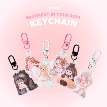 Keychain พวงกุญแจ: FAHFAHS basement in your soul Cover