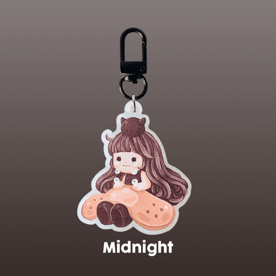 Keychain พวงกุญแจ FAHFAHS keychain biys (midnight)