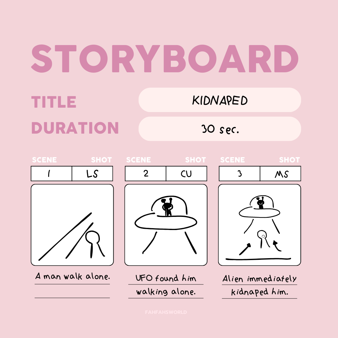 storyboard สตอรี่บอร์ด การเขียนสตอรี่บอร์ด สตอรี่บอร์ดง่ายๆ สตอรี่บอร์ดตัวอย่าง สตอรี่บอร์ดเรื่องสั้น