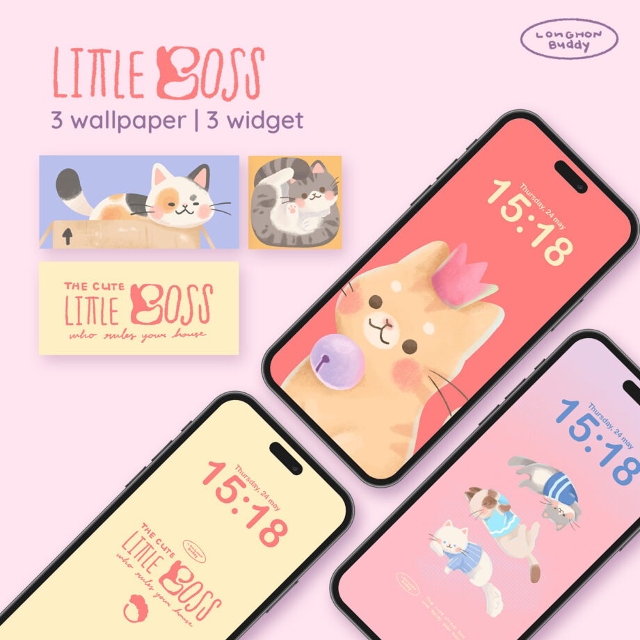 วอลเปเปอร์ไอโฟน ไอคอน วิดเจ็ต widget wallpaper iphone ipad: LONGHON app little boss Preview 2