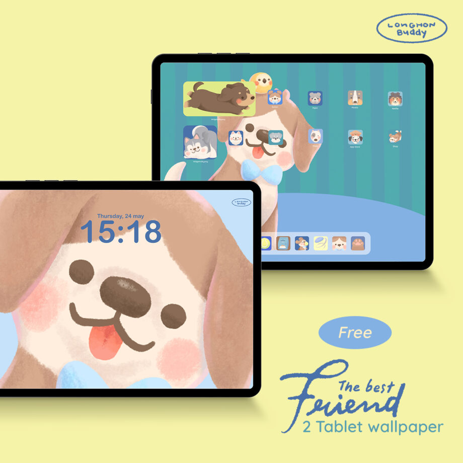 วอลเปเปอร์ไอโฟน ไอคอน วิดเจ็ต widget wallpaper iphone ipad: LONGHON app the best friend Preview 2