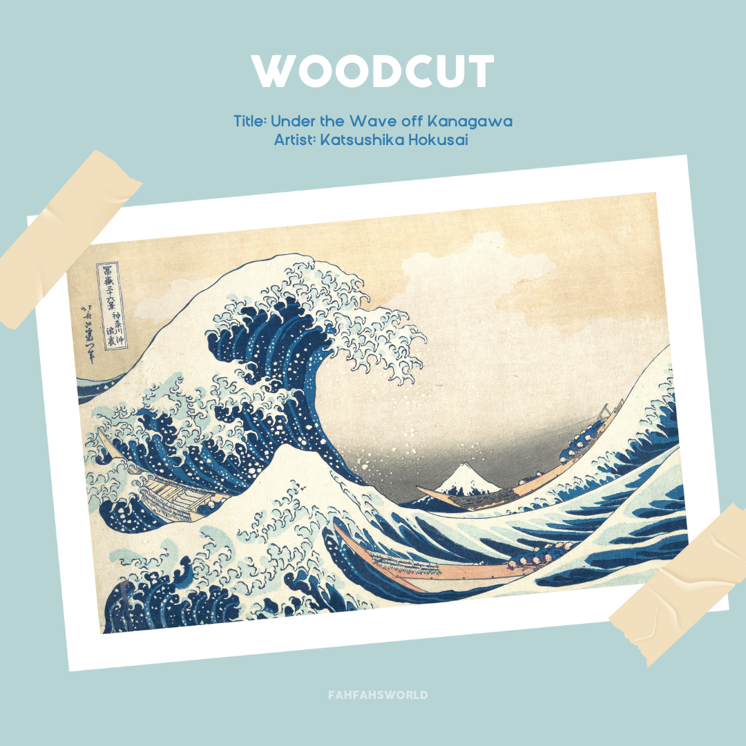 ภาพพิมพ์ printing: woodcut