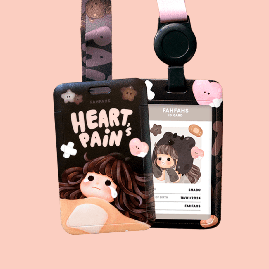 cardholder การ์ดโฮลเดอร์ สายคล้องบัตร: FAHFAHS Basement in your soul: Hearts pain Preview