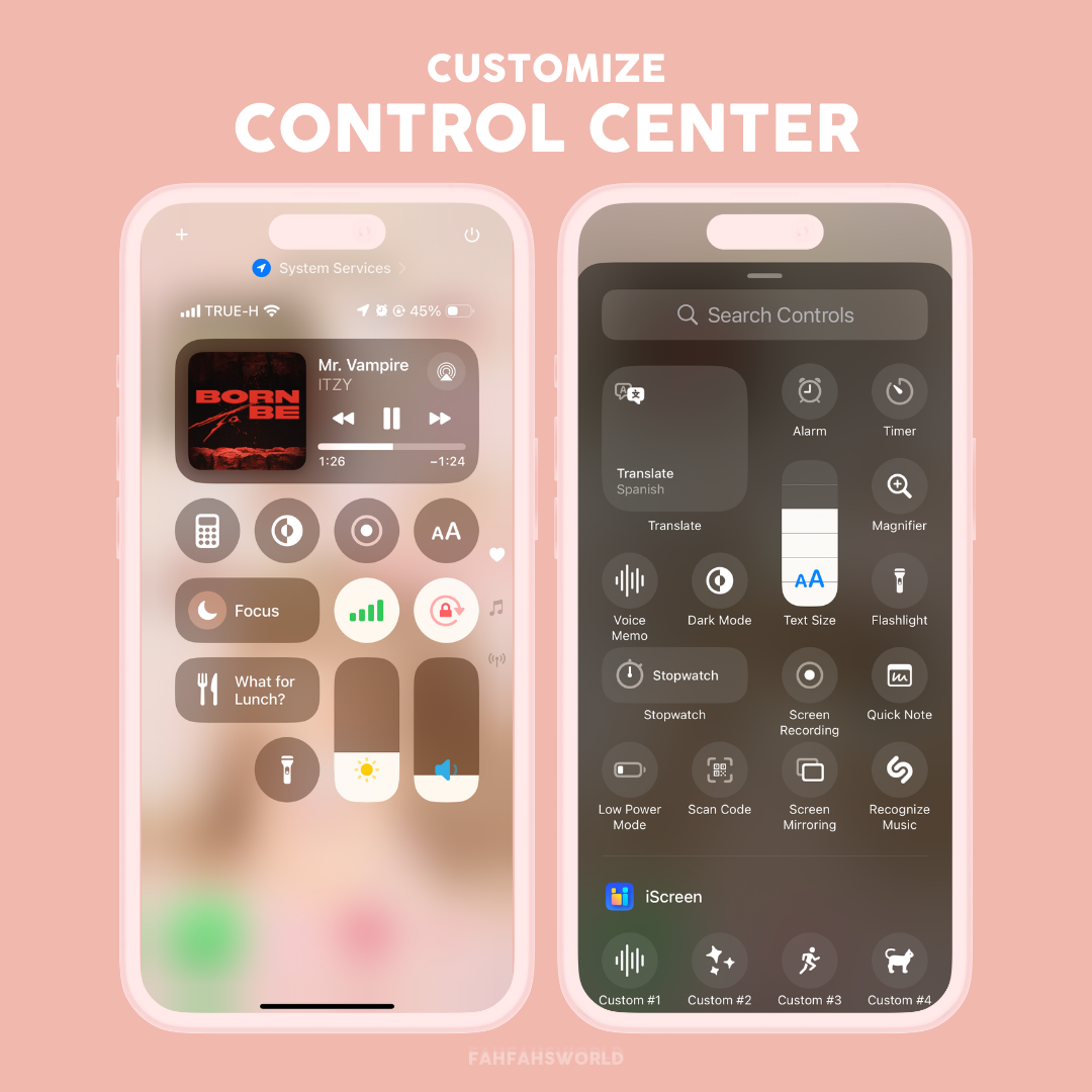 ios 18: customize control center 1