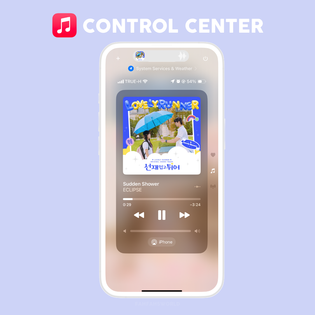 ios 18: customize control center music 2