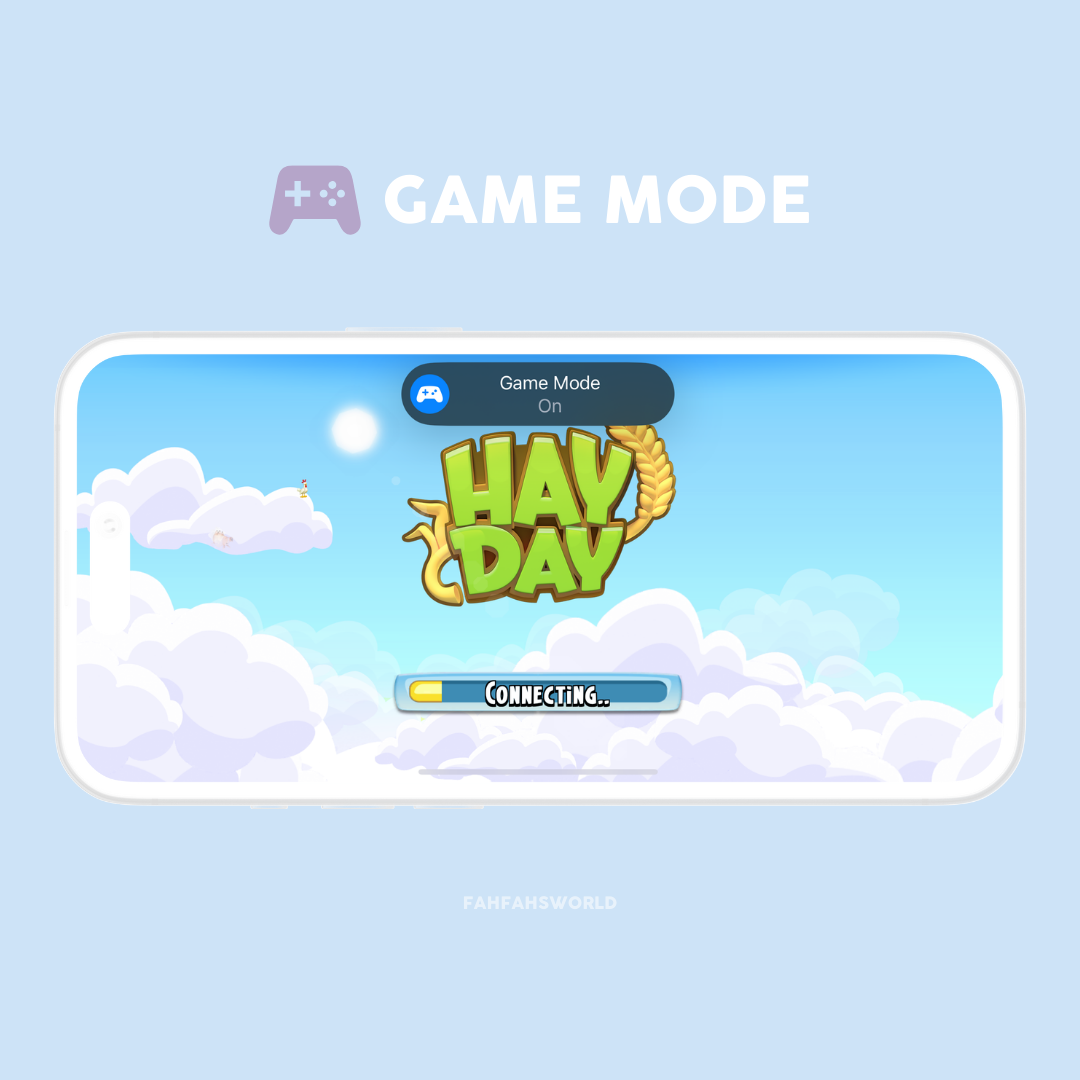 ios 18: game mode