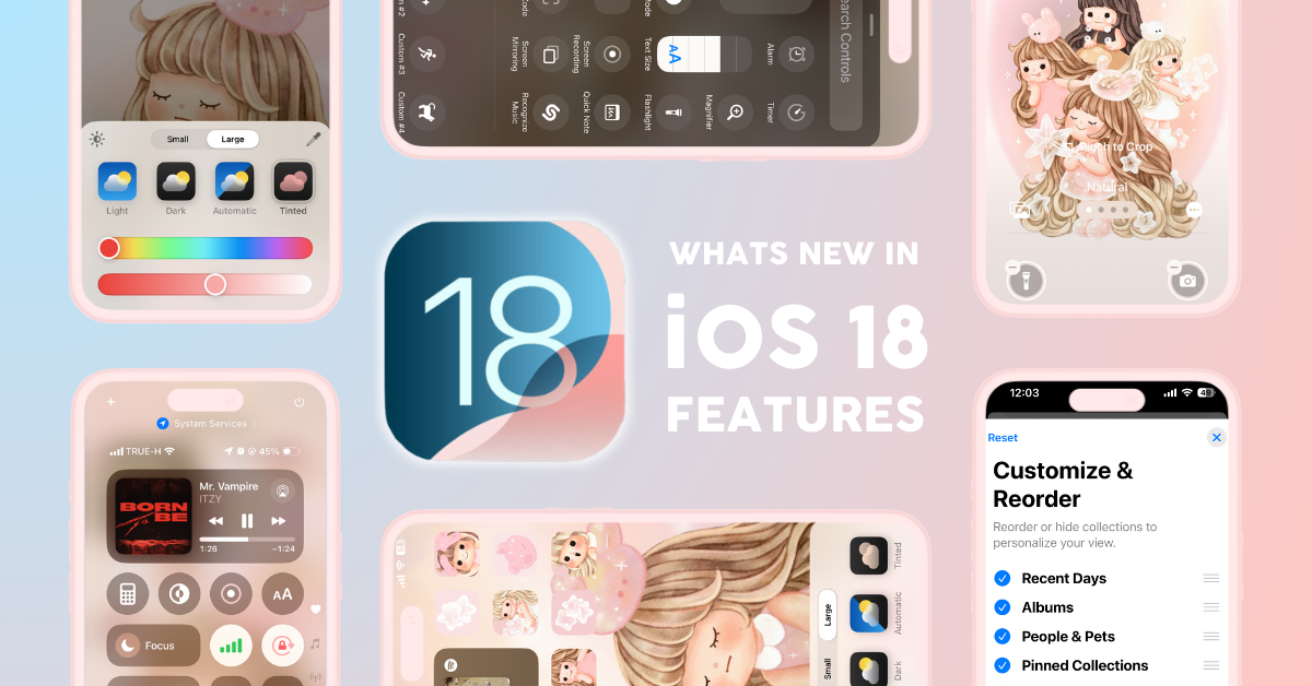 iOS18 : features updated horizontal