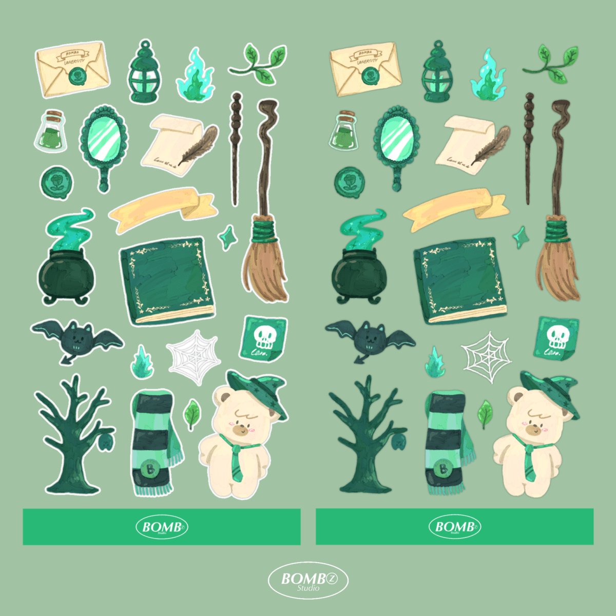 สติ๊กเกอร์ goodnotes png digital sticker: BOMBZSTUDIO Magic class: class C preview