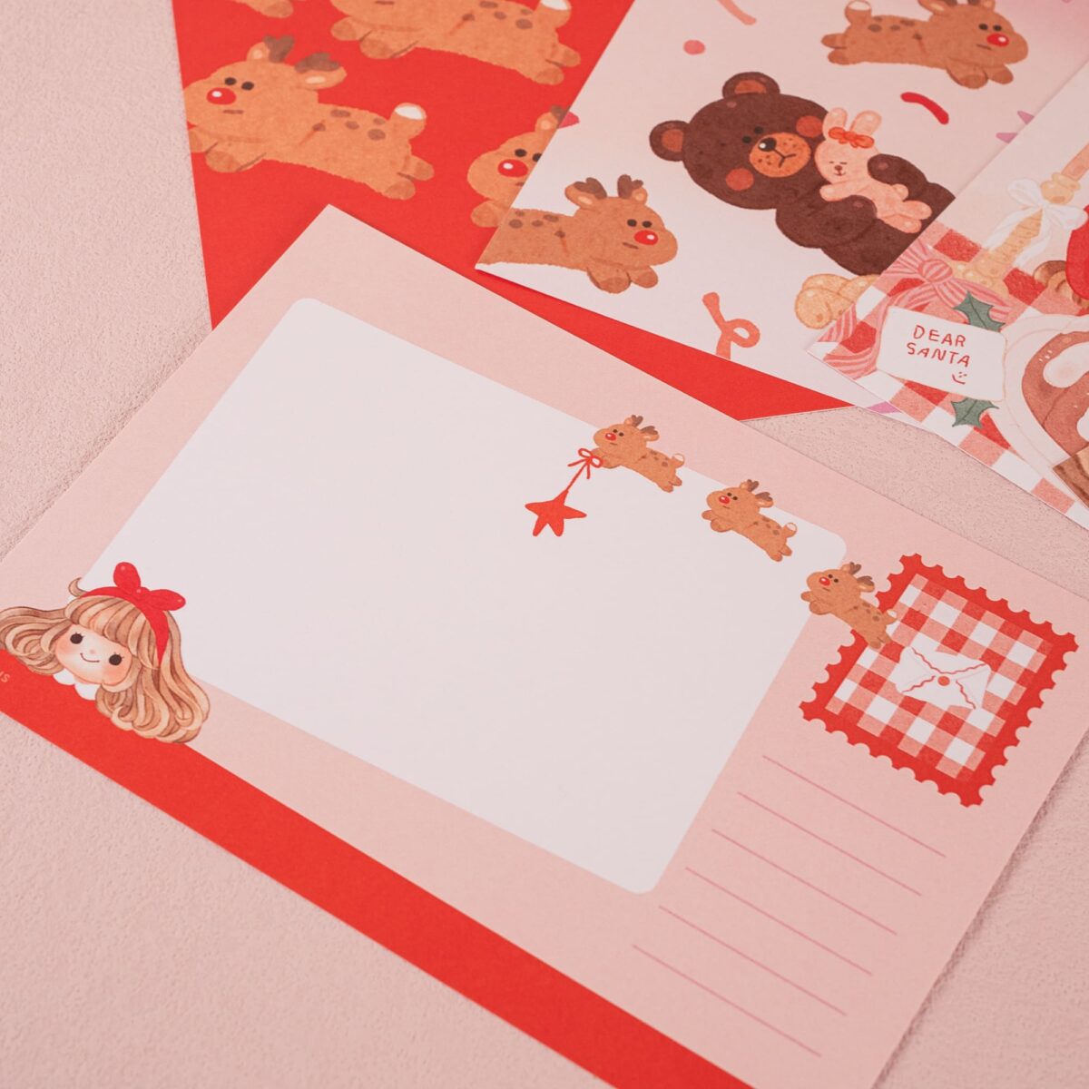 postcard โปสการ์ด: FAHFAHS Christmas Preview 4