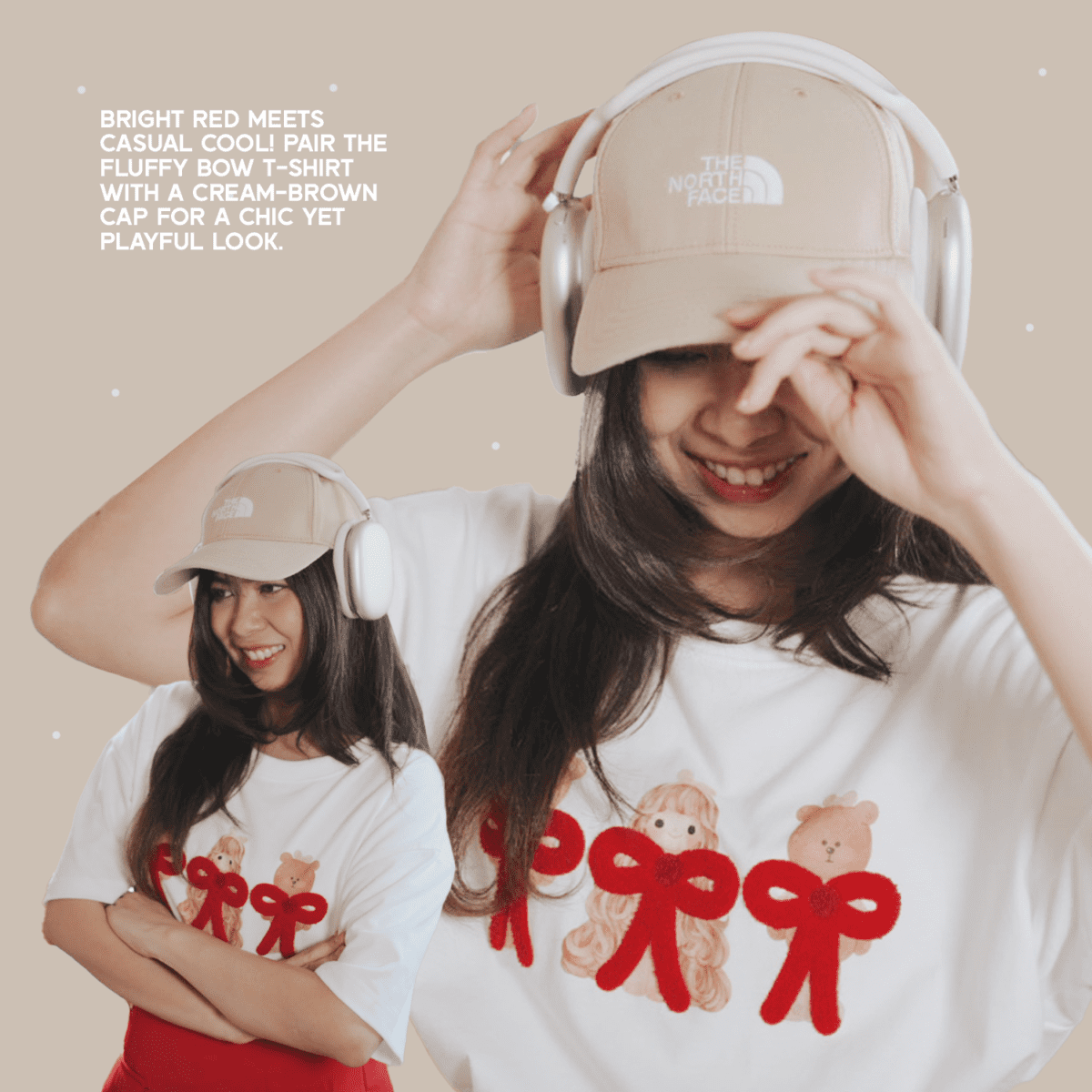 เสื้อยืด oversize เสื้อโอเวอร์ไซส์ t-shirt: FAHFAHS: Fluffy Bow Preview 2