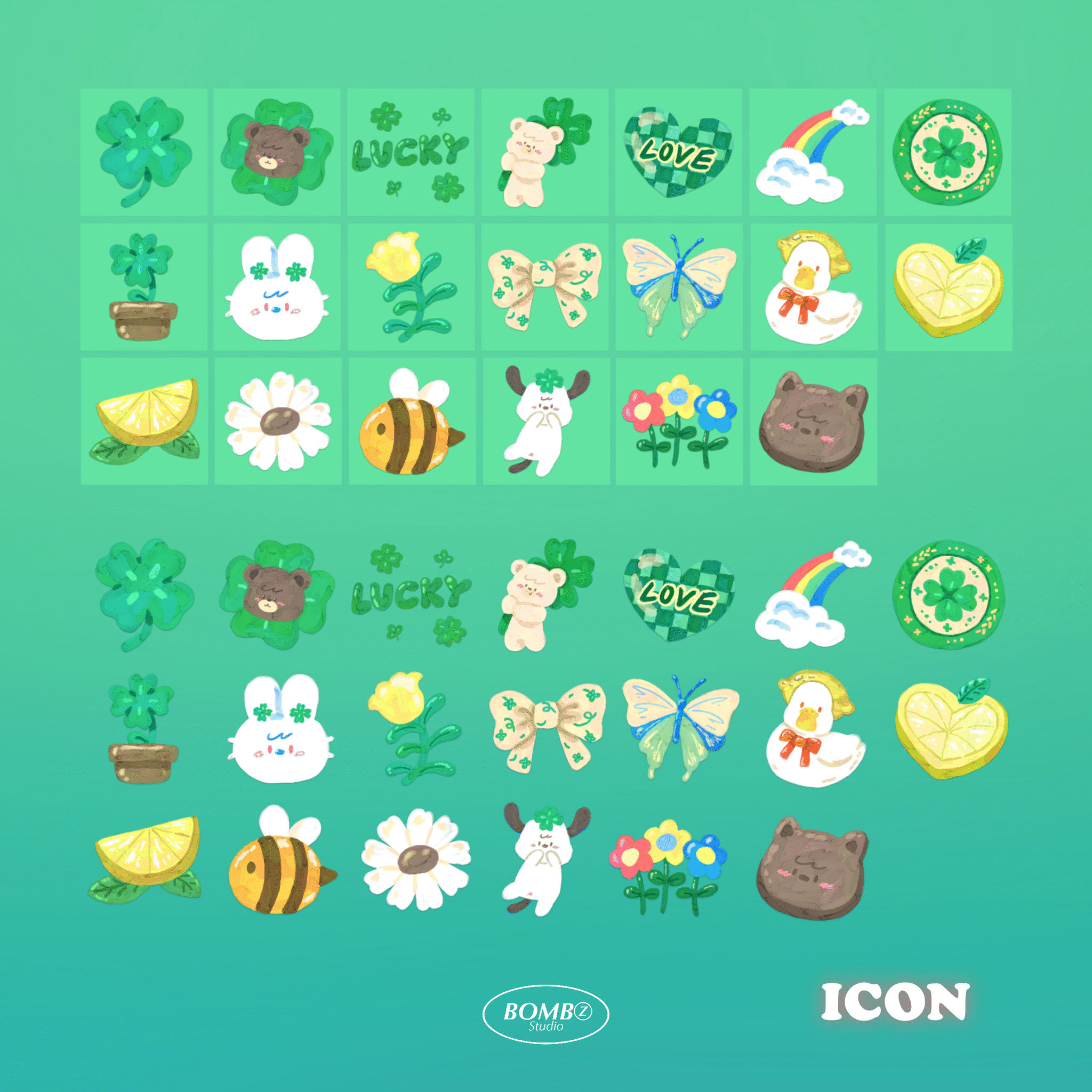 widget icon วอลเปเปอร์สายมู wallpaper iphone ipad: BOMBZSTUDIO: Lucky Bear: preview