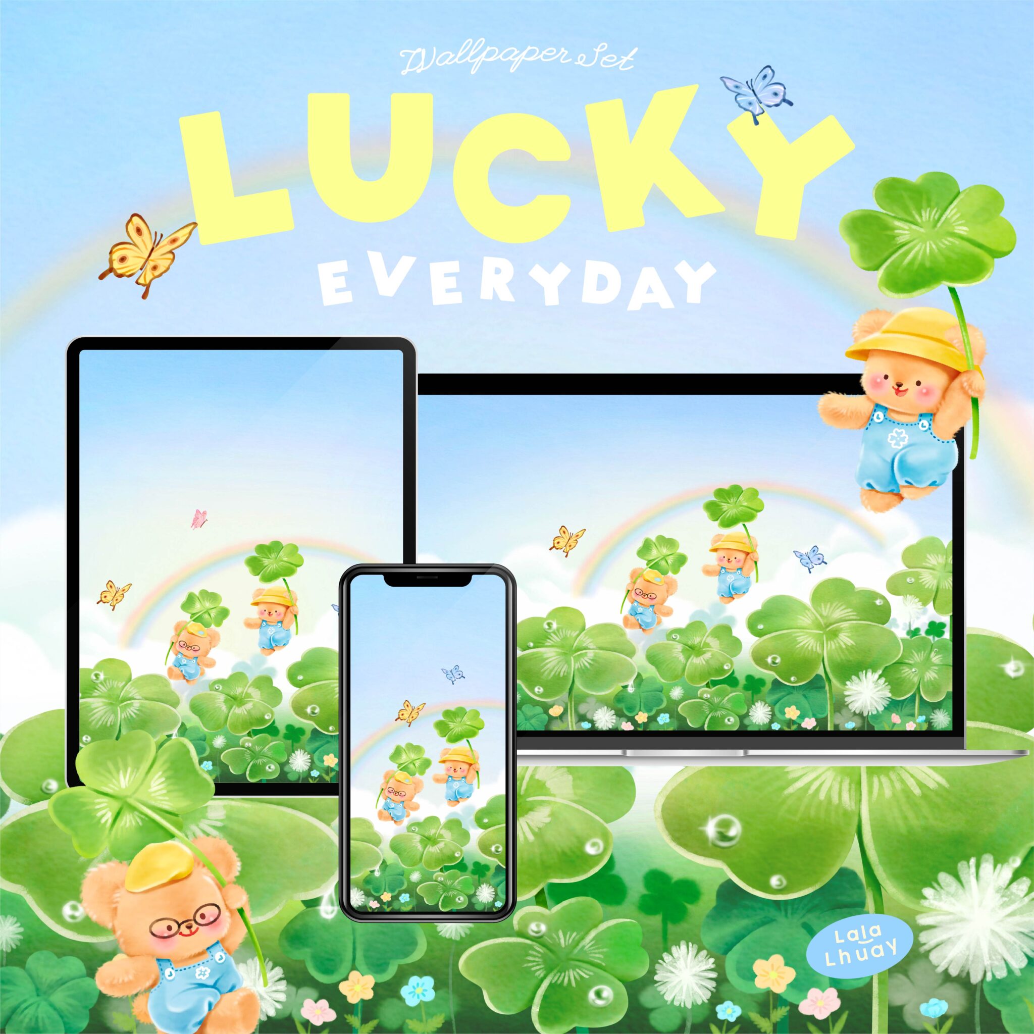 วอลเปเปอร์สายมู wallpaper iphone pc ipad: LALALHAUY: Lucky Everyday: Cover