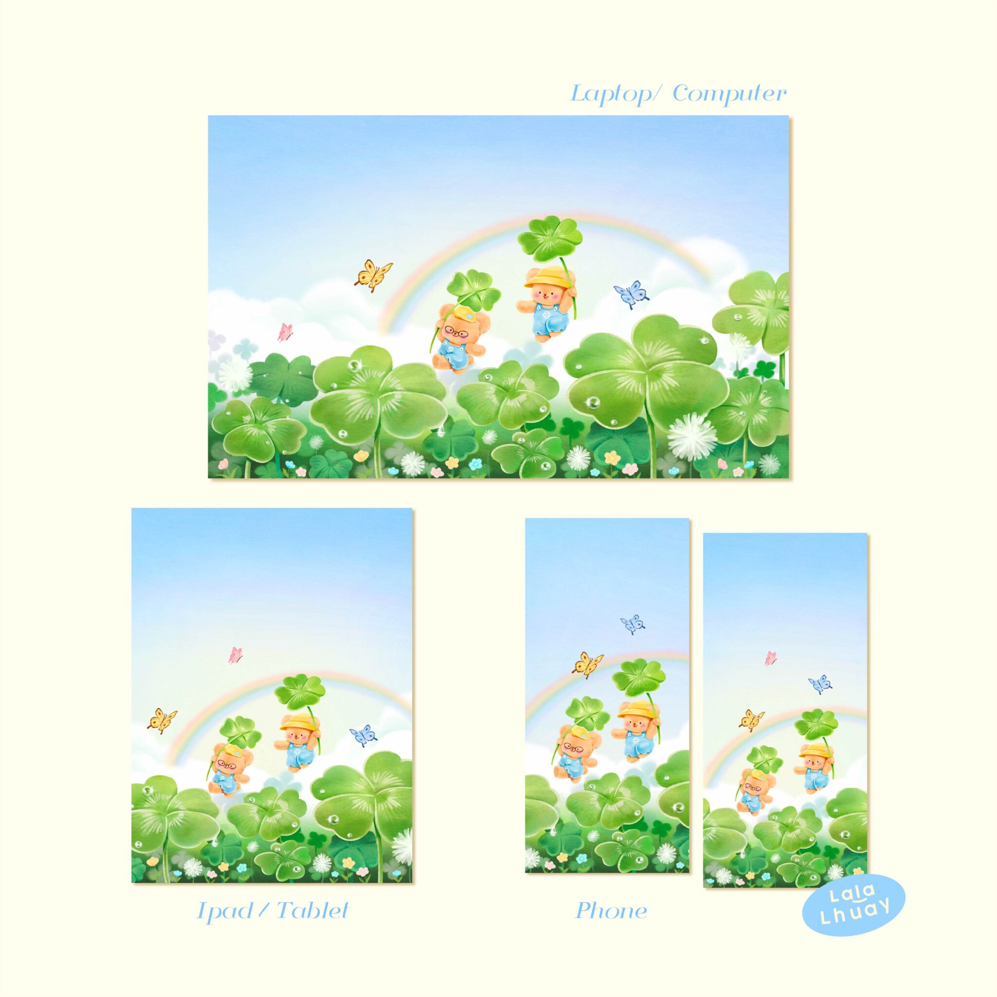วอลเปเปอร์สายมู wallpaper iphone pc ipad: LALALHAUY: Lucky Everyday: preview