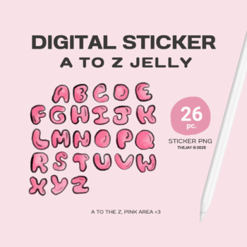 THE JAY | DIGITAL STICKER (jelly atoz)