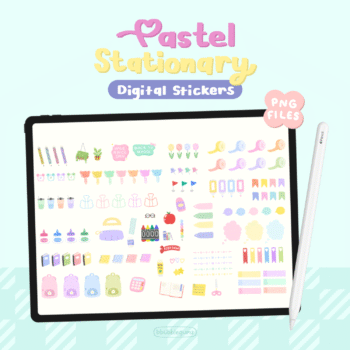 BBUBBLEGUMZ | DIGITAL STICKER (pastel stationary)