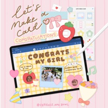 CEREALS & BOWL | DIGITAL STICKER (let’s make a card)