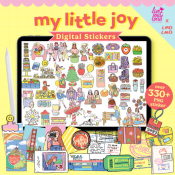 LIVE OUT LOUD x LMOLMO | DIGITAL STICKER (my little joy)
