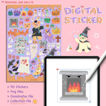 MOOSY.ME | DIGITAL STICKER (sprinkle halloween)