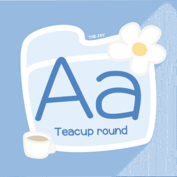 THE JAY | FONT (teacup round)