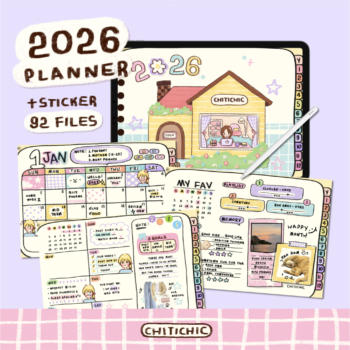 CHITICHIC | DIGITAL PLANNER 2026 (Homie)