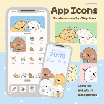PANAHOLOOYA | APP ICONS AND WALLPAPERS (tiny paws)
