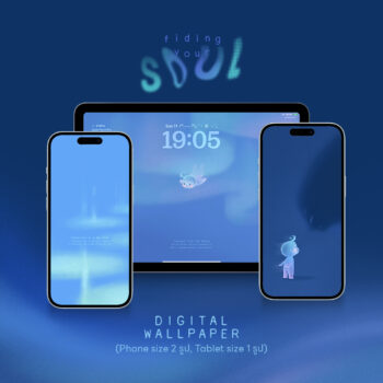 LONGHON | DIGITAL WALLPAPER SET (finding your soul)