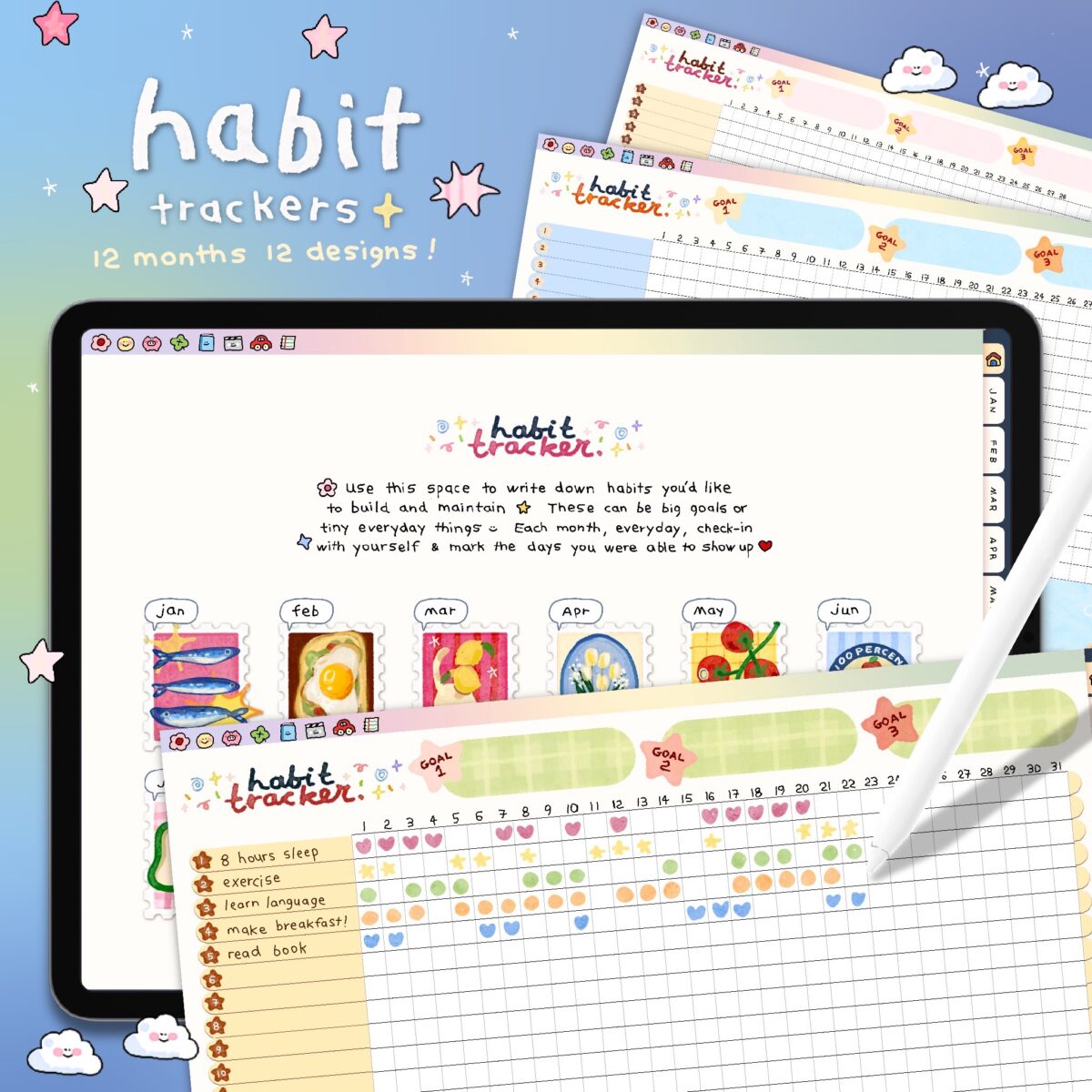 planners แพลนเนอร์ goodnote template 2026 digital planner: IXLOGO: preview 3