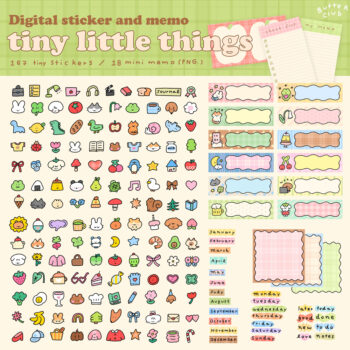 BUTTERCLUB | DIGITAL STICKER (tiny little things)