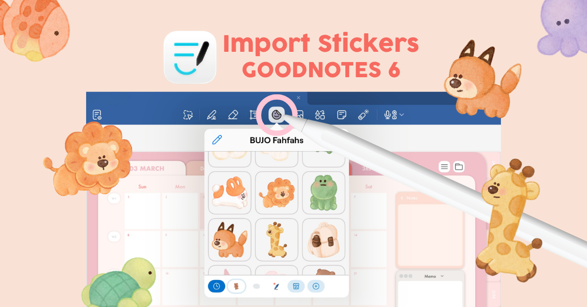 sticker goodnotes 6: import elements tips: horizontal cover