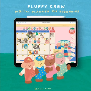 CHONNI.ANDCO | DIGITAL PLANNER 2026 (Fluffy Crew)