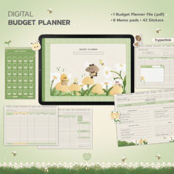 FLUFFPUFFY | DIGITAL PLANNER (little bee garden)