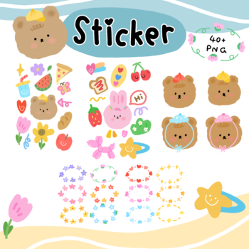 CRAZYMAYMAY | DIGITAL STICKER (super cute cafe)