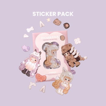 FAHFAHS | STICKER PACK (among monsters)