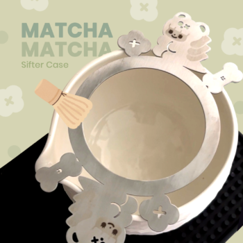 FAHFAHS | MATCHA SIFTER CASE (monsters)